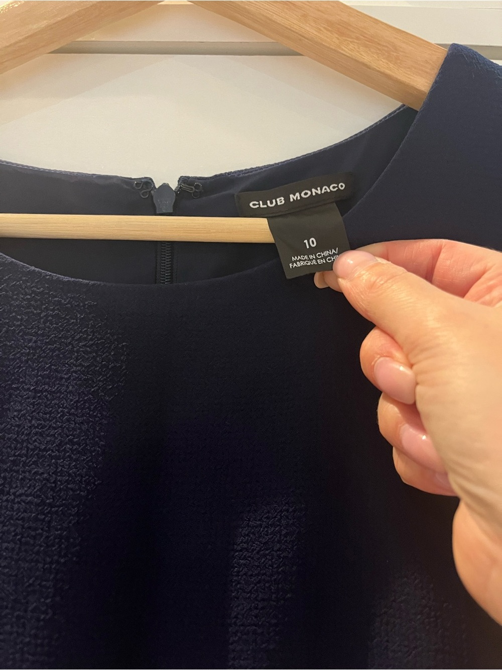 Club Monaco - Larna Dress Navy Blue - Picture 4 of 4
